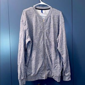 DIVIDED H&M Grey Zip-up hoodie